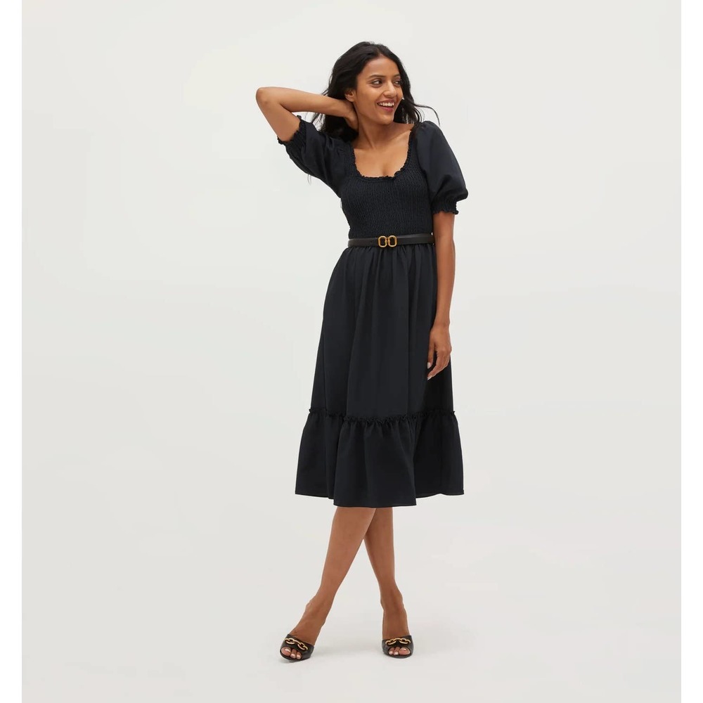 Hill House Black Midi Dress